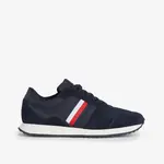 Tmavě modré pánské tenisky se semišovými detaily Tommy Hilfiger Runne - Pánské