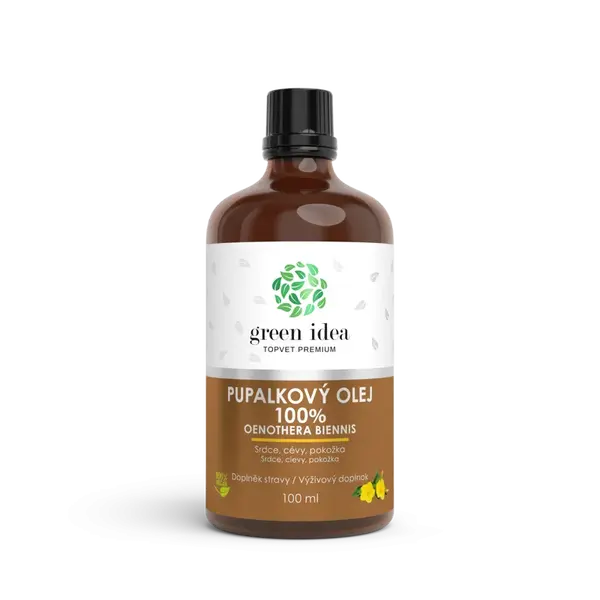 Pupalkový olej 100 % – 100 ml – Green idea