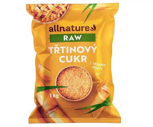 Allnature Cukor Trstinovy Nerafinovany Raw 1000g