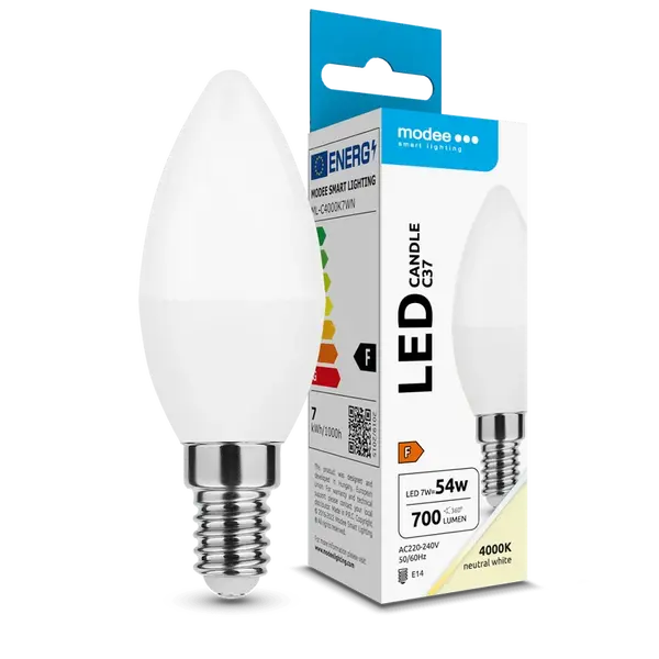 Modee Lighting LED Candle žiarovka 7W E14 200° 4000K 700lm (ML-C4000K7WN)