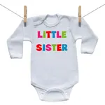 Boodyy Body s dlhým rukávom Little sister - veľkosť 80 80 (9-12 mesiacov)