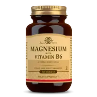 Solgar Magnesium horčík s vitamínom B6 100 tabliet