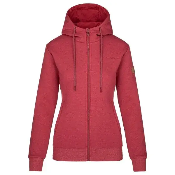 KILPI LEINES Dámská mikina, červená, velikost