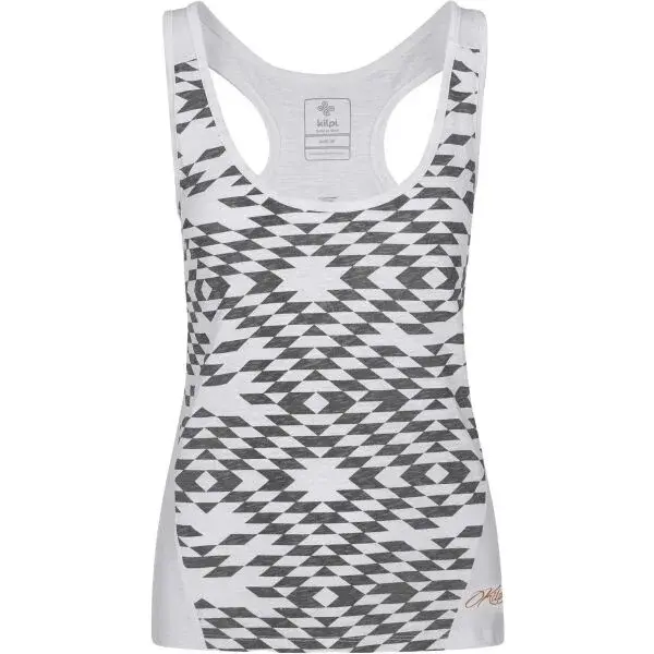 KILPI NICA Dámské tílko, bílá, velikost