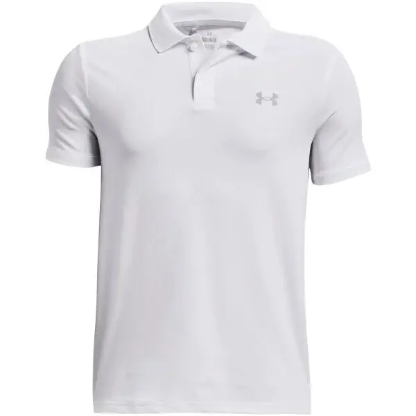 Under Armour PERFORMANCE POLO Chlapecké polotričko, bílá, velikost S