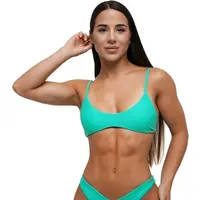 GymBeam HAWAII Dámský vrchní díl plavek, tyrkysová, velikost