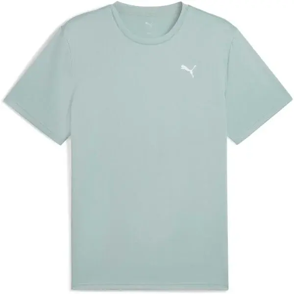 Puma M TAD ESSENTIALS SOLID CAT TEE Pánské triko, světle modrá, velikost