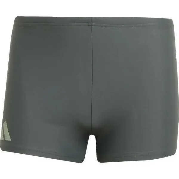 adidas SOLID BOXER Pánské plavky, tmavě šedá, velikost