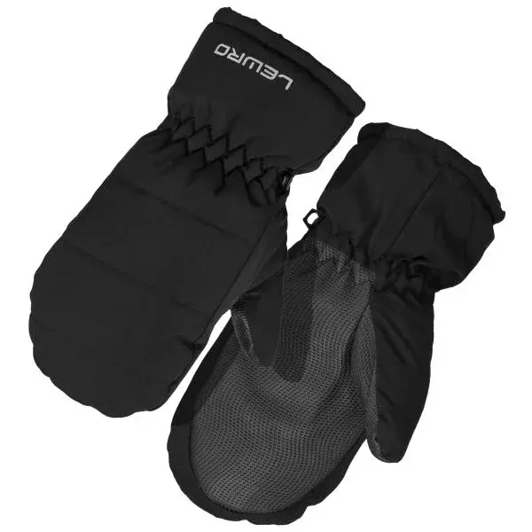 Lewro ZOJDIE Dětské palčáky, černá, velikost 6-7Y