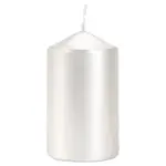 Sviečka valček 60/150 A1 perleťovo biele 190