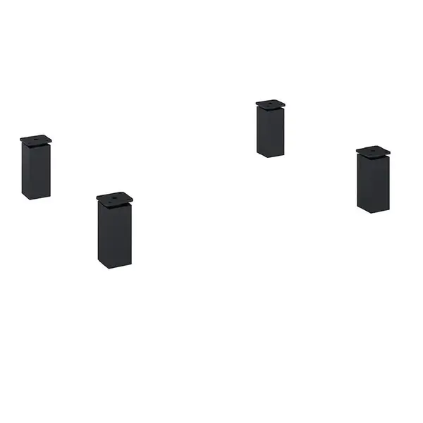 Noha Uno 40x40x100 mm čierne  4 ks