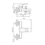 Batéria vaňová Colorado zlato CO154.0Z