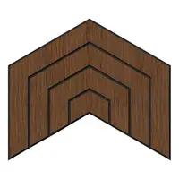 Frézovaný panel Dome wenge MDF