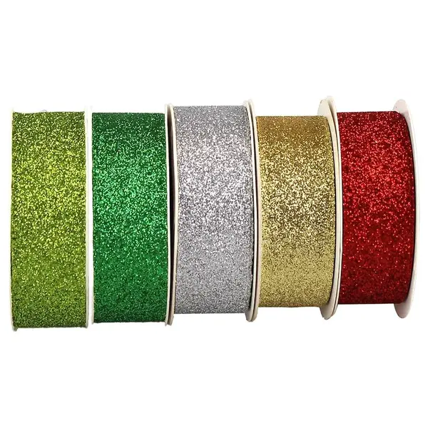 Dekoračná páska 2,5 cm x  2,7 m mix 38546