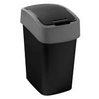 Kôš na smeti 9l 229418 čierna/ strieborná