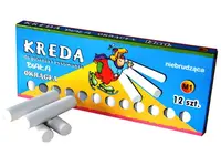 Okrúhle biele kriedy 12 ks CON-KZ-MB12