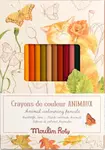 Pastelky Zvířecí barvy s omalovánkami