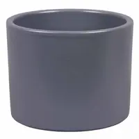 Obal na kvetináč ZEUS PALETE keramický tmavošedý matný 17 cm