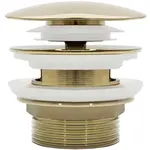 Vannová zátka s přepadem Click-clack Rea zlatá