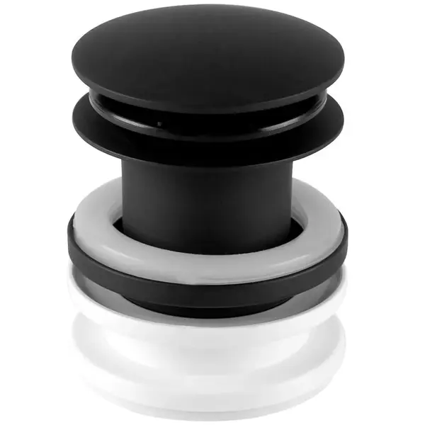 Zátka click-clack čierna univerzálna