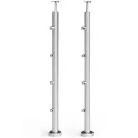 Stĺpik atlanta 970mm 4 priechodky oceľ nehrdz. 2 ks AIS