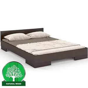 Posteľ drevené  buk Skandica Spectrum Nízka 160x200 Palisander