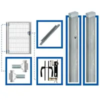 3D PLOTOVÁ BRANKA LEVÁ, KOMPLETNÍ SOUPRAVA - VČETNĚ SLOUPKŮ A PŘÍSLUŠENSTVÍ WGFUR-T00037