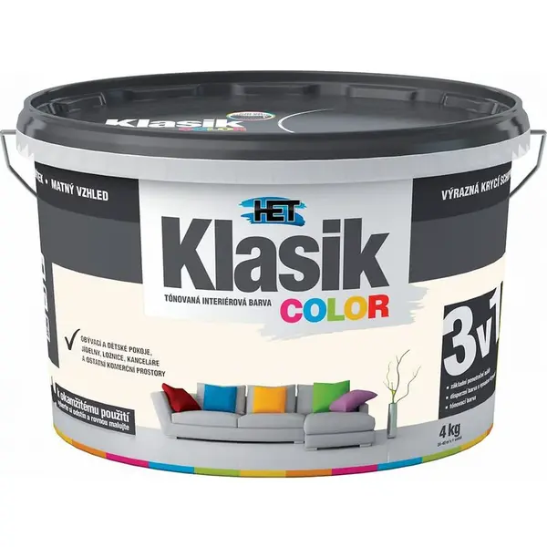 Het Klasik Color Béžový Mandľový 4kg