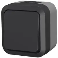 Vypínač univerzální na omítku Aqua Pro IP55 vodotěsný šedý