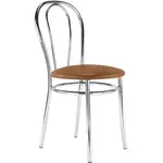 Stolička Tulipan CHR V- 49 hnedá