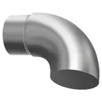 Koleno koncové 42,4x2 mm nehrdz. oceľ aisi304