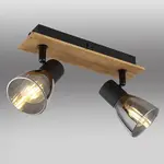 Svítidlo 54307-2W hnědé dřevo  LS2