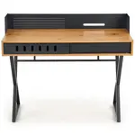 Psací Stůl B-43 Dub Zlatý/Černá