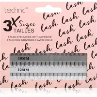 Technic Cosmetics Individual False Eyelashes trsové nalepovací řasy 60 ks