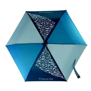Detský skladací dáždnik s magickým efektom, Blue