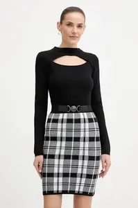 Šaty z vlněné směsi Guess CORALINE