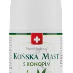 SwissMedicus Koňská mast s konopím hřejivá roll-on 90 ml