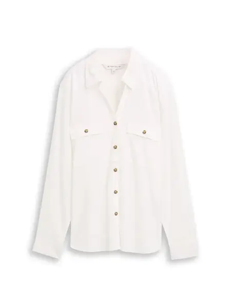 TOM TAILOR Blúzka  biela