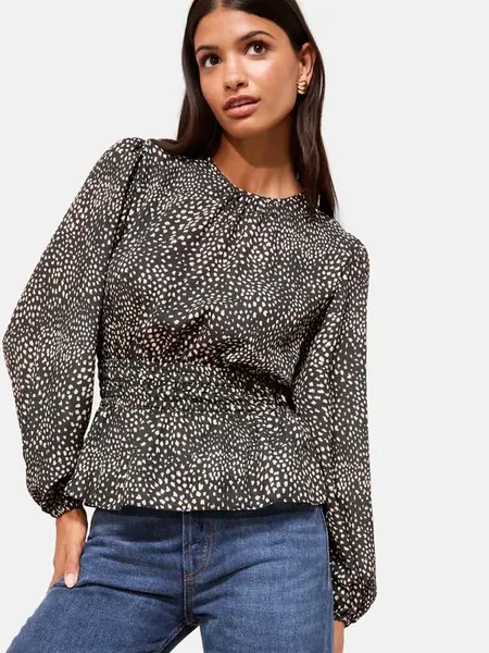 Friends Like These Blúzka  čierna / biela
