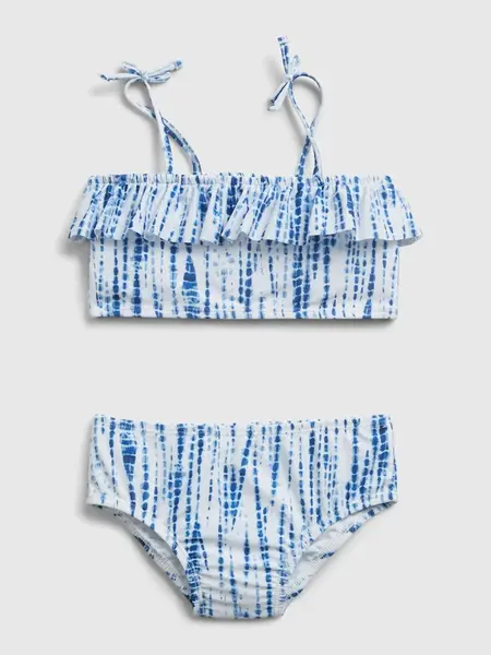 GAP Dětské plavky ruffle swim two-peice - Holky
