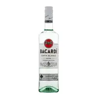 Bacardi Carta Blanca 37,5% 1 l (holá láhev)