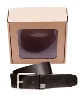 Opasek LEE LA035324 SMALL LOGO BELT DARK BROWN Velikost: 90 cm