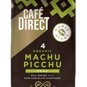 Cafédirect BIO Machu Picchu SCA 82 zrnková káva 200 g