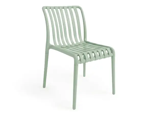 Plastová stolička TREGO, zelená