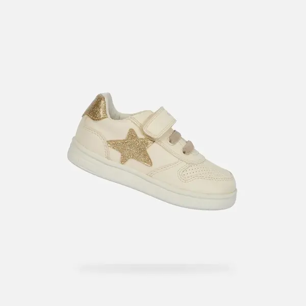 Cream Girls' Geox Djrock Sneakers - Girls