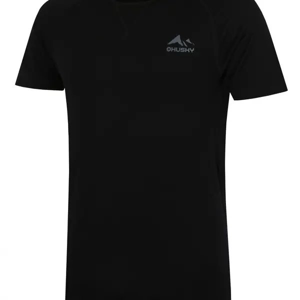 Husky Mersa M S, black Merino termoprádlo triko