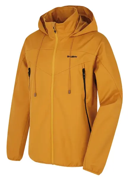 Husky Sonny M M, hořčicová Pánská softshell bunda