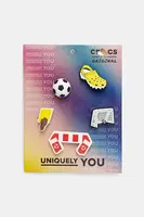 Připínačky na obuv Crocs Soccer Team 5 Pack 5-pack