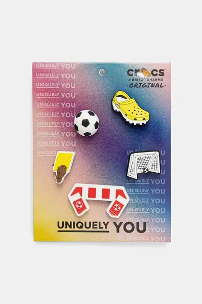 Připínačky na obuv Crocs Soccer Team 5 Pack 5-pack