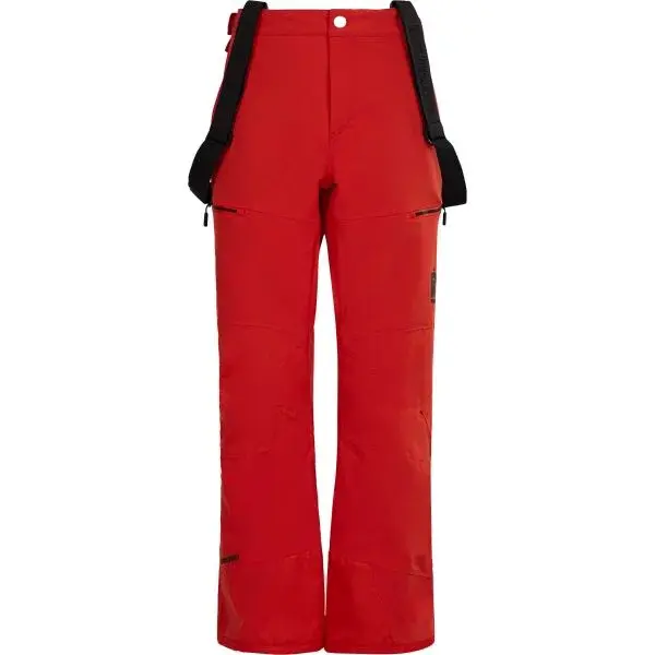 FUNDANGO TEAK Pánske lyžiarske nohavice, červená, veľkosť